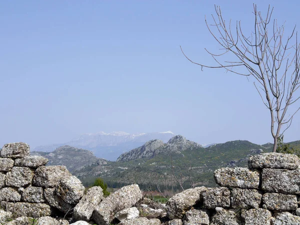 Aspendos Antike Stadt Der Nähe Von Antalya Südtürkei — Stockfoto