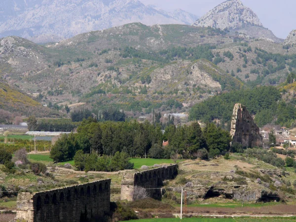 Aspendos Starobylé Město Poblíž Antalye Jižní Turecko — Stock fotografie