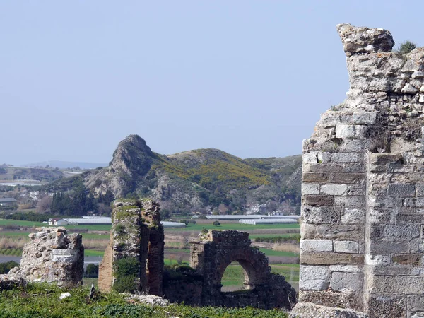 Aspendos 土耳其南部安塔利亚附近古城 — 图库照片