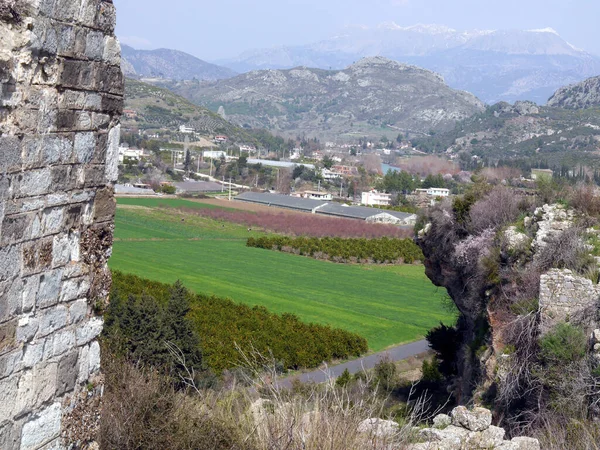 Aspendos Antik Stad Nära Antalya Södra Turkiet — Stockfoto