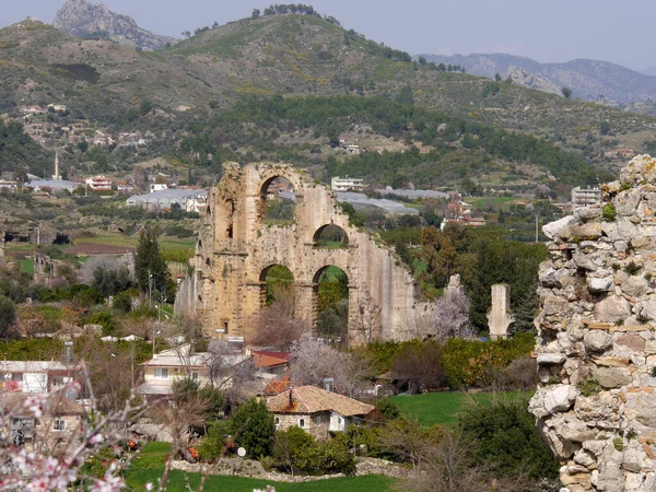 Aspendos 土耳其南部安塔利亚附近古城 — 图库照片