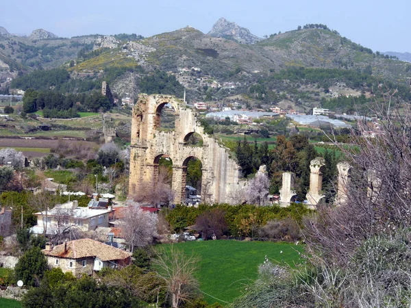 Aspendos Antik Stad Nära Antalya Södra Turkiet — Stockfoto