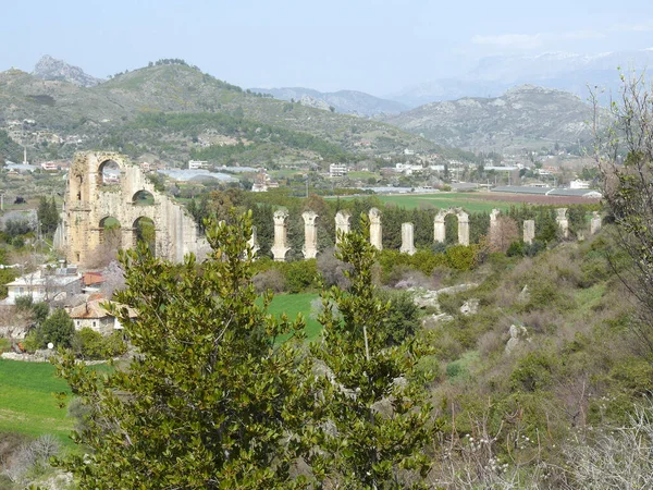 Aspendos 土耳其南部安塔利亚附近古城 — 图库照片