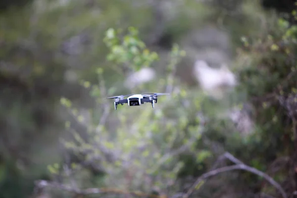 Quadrokopter Fliegen Park — Stockfoto