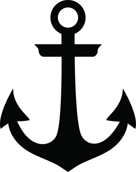Nautical Anchor Design Boat Anchor Vector Design — Stock Vector