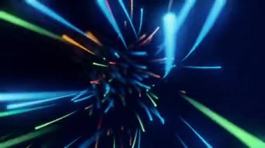 Özgeçmiş için soyut yüksek teknoloji görüntüleri, kusursuz döngünün animasyonu