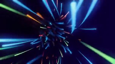 Özgeçmiş için soyut yüksek teknoloji görüntüleri, kusursuz döngünün animasyonu