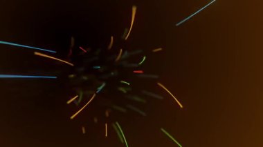 Özgeçmiş için soyut yüksek teknoloji görüntüleri, kusursuz döngünün animasyonu