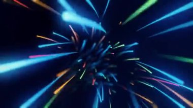 Özgeçmiş için soyut yüksek teknoloji görüntüleri, kusursuz döngünün animasyonu