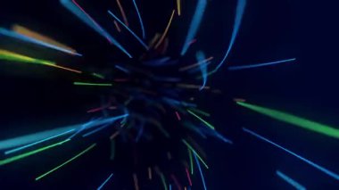 Özgeçmiş için soyut yüksek teknoloji görüntüleri, kusursuz döngünün animasyonu