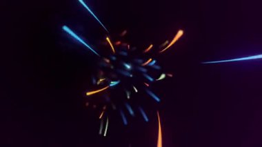 Özgeçmiş için soyut yüksek teknoloji görüntüleri, kusursuz döngünün animasyonu