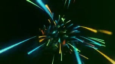 Özgeçmiş için soyut yüksek teknoloji görüntüleri, kusursuz döngünün animasyonu