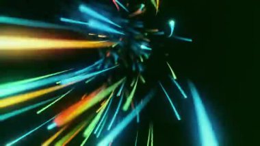 Özgeçmiş için soyut yüksek teknoloji görüntüleri, kusursuz döngünün animasyonu