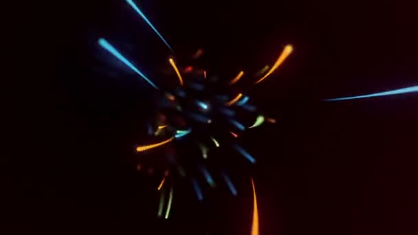 séquences abstraites de haute technologie pour l'arrière-plan, animation de boucle transparente 