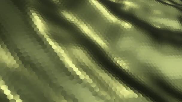 Abstract Tech Textured Waves Background Animation Seamless Loop — Stock Video