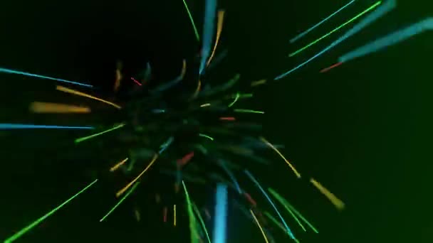 séquences abstraites de haute technologie pour l'arrière-plan, animation de boucle transparente 