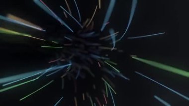 Özgeçmiş için soyut yüksek teknoloji görüntüleri, kusursuz döngünün animasyonu