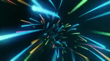 Özgeçmiş için soyut yüksek teknoloji görüntüleri, kusursuz döngünün animasyonu