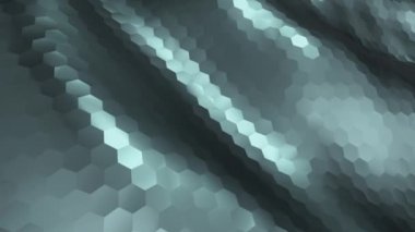 Arkaplan için soyut yüksek teknoloji desenli dalgalar, dikişsiz döngünün animasyonu