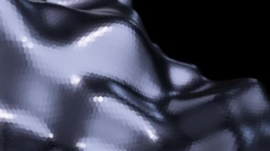 Arkaplan için soyut yüksek teknoloji desenli dalgalar, dikişsiz döngünün animasyonu