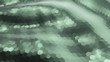 Arkaplan için soyut yüksek teknoloji desenli dalgalar, dikişsiz döngünün animasyonu