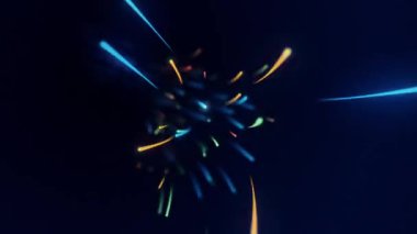 Özgeçmiş için soyut yüksek teknoloji görüntüleri, kusursuz döngünün animasyonu