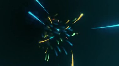 Özgeçmiş için soyut yüksek teknoloji görüntüleri, kusursuz döngünün animasyonu