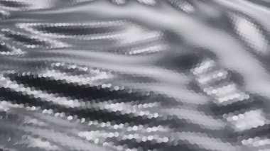 Arkaplan için soyut yüksek teknoloji desenli dalgalar, dikişsiz döngünün animasyonu