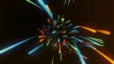 Özgeçmiş için soyut yüksek teknoloji görüntüleri, kusursuz döngünün animasyonu