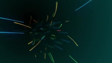 Özgeçmiş için soyut yüksek teknoloji görüntüleri, kusursuz döngünün animasyonu