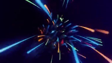 Özgeçmiş için soyut yüksek teknoloji görüntüleri, kusursuz döngünün animasyonu