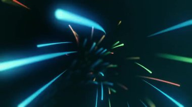 Özgeçmiş için soyut yüksek teknoloji görüntüleri, kusursuz döngünün animasyonu