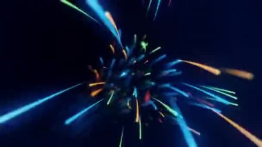 Özgeçmiş için soyut yüksek teknoloji görüntüleri, kusursuz döngünün animasyonu