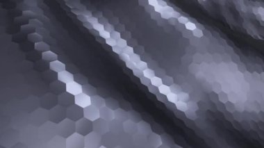 Arkaplan için soyut yüksek teknoloji desenli dalgalar, dikişsiz döngünün animasyonu