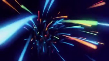 Özgeçmiş için soyut yüksek teknoloji görüntüleri, kusursuz döngünün animasyonu