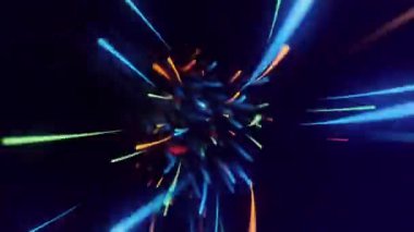 Özgeçmiş için soyut yüksek teknoloji görüntüleri, kusursuz döngünün animasyonu