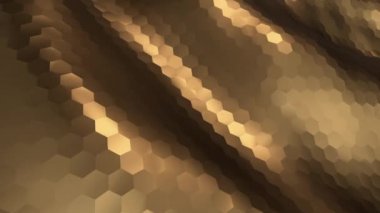 Arkaplan için soyut yüksek teknoloji desenli dalgalar, dikişsiz döngünün animasyonu