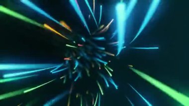 Özgeçmiş için soyut yüksek teknoloji görüntüleri, kusursuz döngünün animasyonu