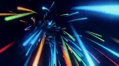 Özgeçmiş için soyut yüksek teknoloji görüntüleri, kusursuz döngünün animasyonu