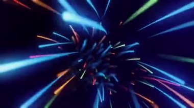 Özgeçmiş için soyut yüksek teknoloji görüntüleri, kusursuz döngünün animasyonu