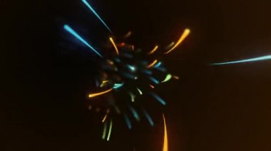 Özgeçmiş için soyut yüksek teknoloji görüntüleri, kusursuz döngünün animasyonu