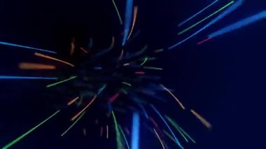 Özgeçmiş için soyut yüksek teknoloji görüntüleri, kusursuz döngünün animasyonu