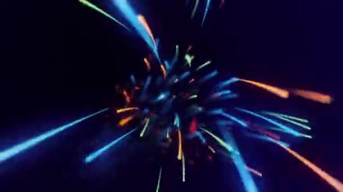 Özgeçmiş için soyut yüksek teknoloji görüntüleri, kusursuz döngünün animasyonu