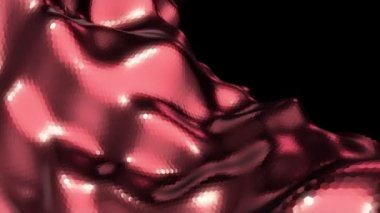 Arkaplan için soyut yüksek teknoloji desenli dalgalar, dikişsiz döngünün animasyonu