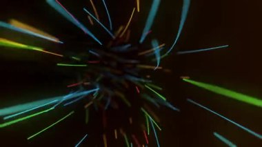 Özgeçmiş için soyut yüksek teknoloji görüntüleri, kusursuz döngünün animasyonu