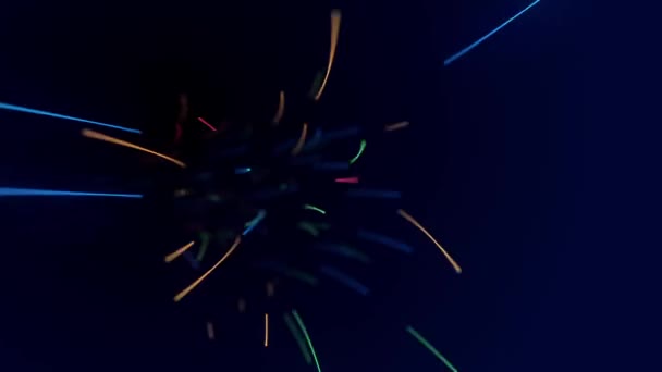 Абстрактні Відео Високих Технологій Фону Анімація Безшовної Петлі — стокове відео