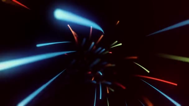 Abstract Tech Footage Background Animation Seamless Loop — 비디오