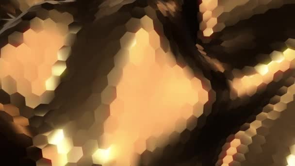 Абстрактні Текстуровані Хвилі Хай Тек Фону Анімація Безшовної Петлі — стокове відео
