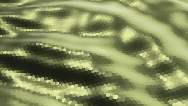 为背景的高科技纹理波 无缝循环动画 — 图库视频影像