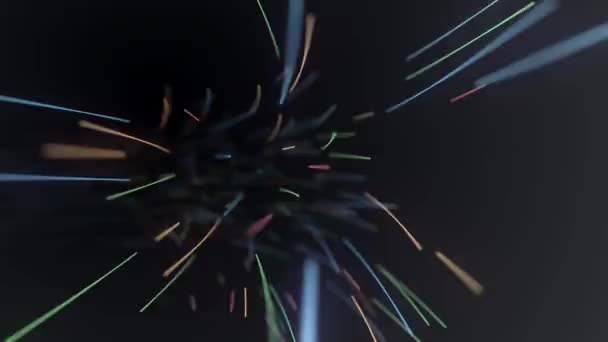 séquences abstraites de haute technologie pour l'arrière-plan, animation de boucle transparente 